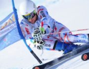 Thibaut Favrot dans le portillon de départ pour l’ouverture de la Coupe du Monde à Sölden Thibaut Favrot dans le portillon de départ pour l’ouverture de la Coupe du Monde à Sölden