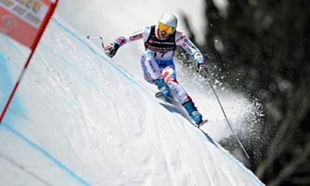 Thibaut, vainqueur du slalom géant à Isola 2000