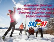 AG du CD67 SKI : Vendredi 8 Janvier 2021