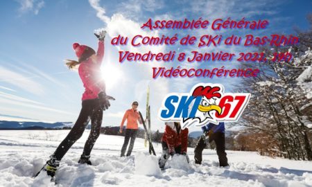 AG du CD67 SKI : Vendredi 8 Janvier 2021