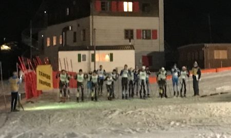 Course nordique en nocturne au Champ du Feu