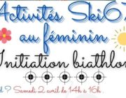 Initiation au Biathlon pour les filles du Ski67