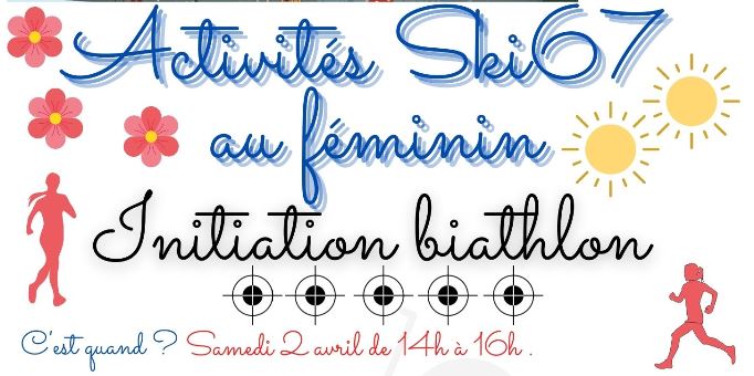 Initiation au biathlon pour les filles du SKI67