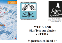 Week-end SKI-TEST du 8 au 11 Novembre 2024